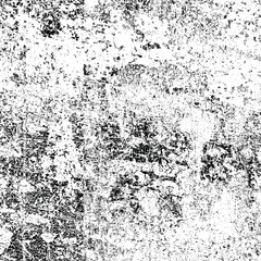 Obraz premium Grunge background black and white. Texture cracks, scratches. Abstract monochrome pattern of the old surface
