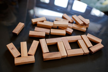 building wood blocks, plan and strategy