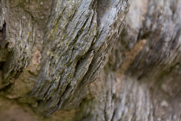 Texture: Ancient flint stone in wall