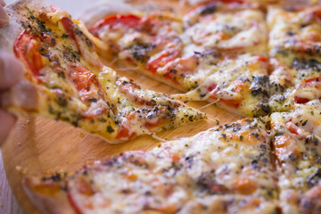 Food, Italian pizza margarita