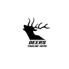 deer logo symbol illustration vector