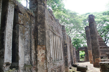 Fototapeta premium old town, sukhothai, thailand 