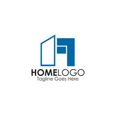 Home logo design vector template