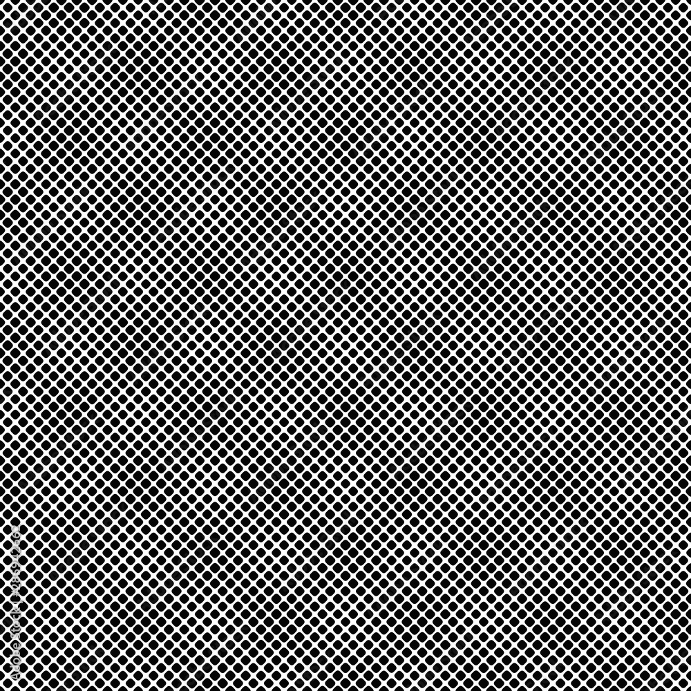 Poster geometrical black and white seamless diagonal square pattern background - abstract vector graphic de