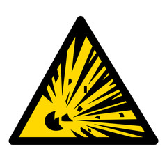 Risk of Explosion Sign