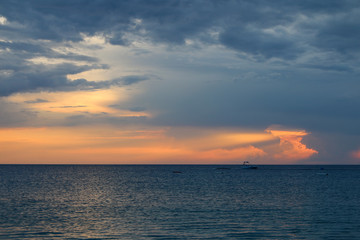 Obraz premium view of the sea and mountains – Fethiye ölüdeniz yatch tour