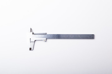 vernier caliper on a white background