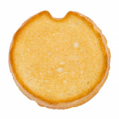 Rusk isolated on white background