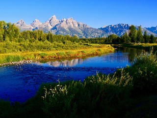 Lever de soleil Grand Teton 