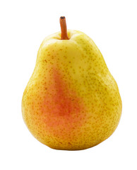 pear isolated on white background. Clipping Path