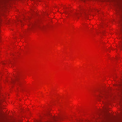 Naklejka na ściany i meble Abstract Christmas Snowflake Background