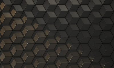 uniform background of cubes at an angle