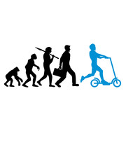 elektroroller evolution born to drive clipart elektro roller spaß tretroller kinder spielzeug symbol fahren motorrad cool design schnell rasen liebe hobby fahrzeug