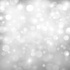 White Glittering Abstract Background