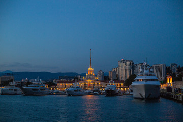 Naklejka premium view of sochi