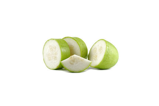 winter melon slice isolated