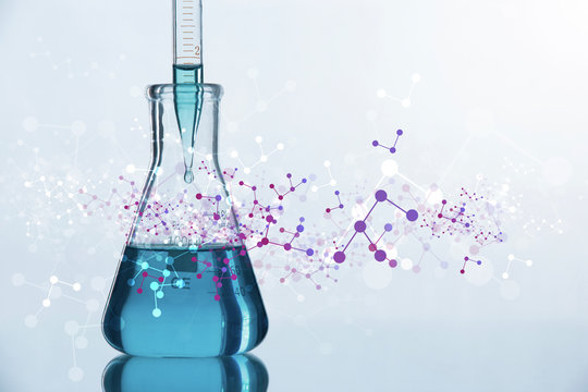 vaccino, chimica, contagocce, scienza, molecole, farmacologia