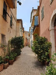 Narrow Street in French Old Town