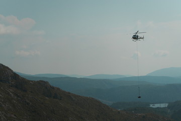 Fototapeta na wymiar Helikopter