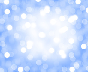 Blue Abstract Bokeh Background