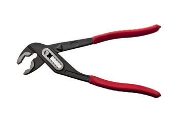 Water pump pliers on white background
