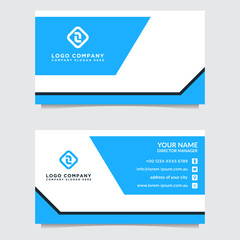 Abstract business card template. Modern vector design