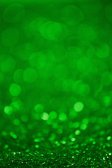 Green Shiny Defocused Lights Background