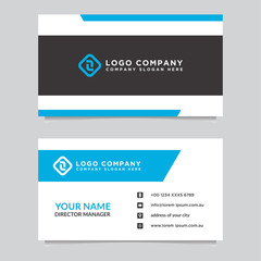 Abstract business card template. Modern vector design