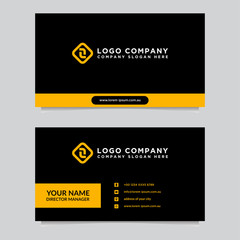 Abstract business card template. Modern vector design