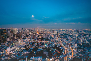 Tokyo Tower, Japan - communication and observation tower.