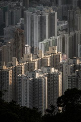 Fototapeta na wymiar sky scraper building, Hong Kong cityscape