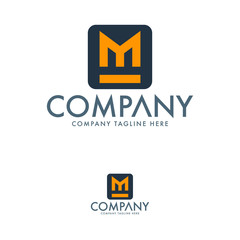 Letter M Logo Design. Letter ME Logo Template