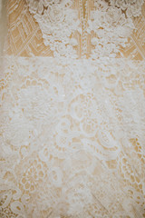 details of the wedding dress