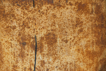 Rusty and Scratched Metal Sheet