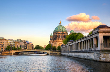 Berlin Cathedral located on Museum Island in the Mitte borough of Berlin, Germany. © Jbyard