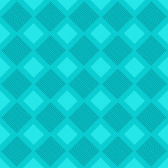 Seamless geometric square pattern design background - colored vector graphic