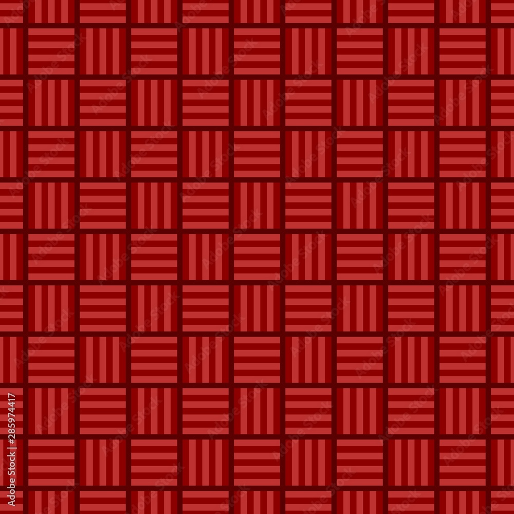 Poster seamless abstract square pattern design background - colored vector graphic