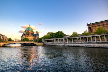 Berlin Cathedral located on Museum Island in the Mitte borough of Berlin, Germany. © Jbyard