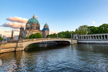 Berlin Cathedral located on Museum Island in the Mitte borough of Berlin, Germany. © Jbyard