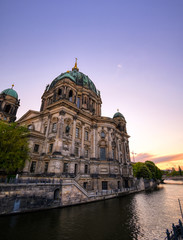 Naklejka na ściany i meble Berlin Cathedral located on Museum Island in the Mitte borough of Berlin, Germany.