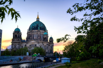 Berlin Cathedral located on Museum Island in the Mitte borough of Berlin, Germany. © Jbyard