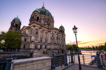 Berlin Cathedral located on Museum Island in the Mitte borough of Berlin, Germany. © Jbyard