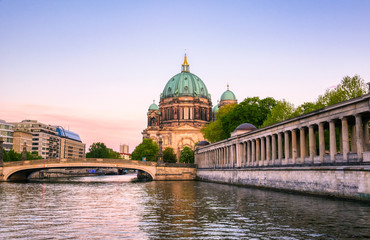 Berlin Cathedral located on Museum Island in the Mitte borough of Berlin, Germany.