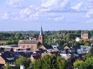 Aerial view of Grevenbroich in Germany