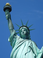 Fototapeta na wymiar Estatua de la libertad, NYC, New York City 