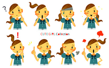 キラキラ女子　リアクションセット