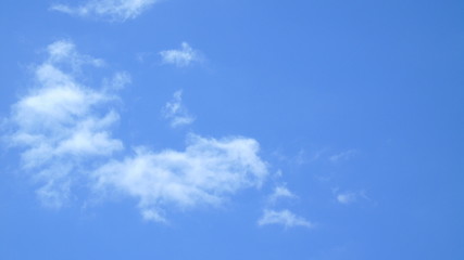 Blue sky with clouds