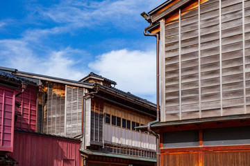 traditionelle Holzhäuser Kanazawa