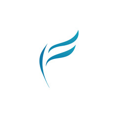 Fototapeta na wymiar bird feathers logo template