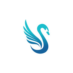 Obraz premium goose logo template